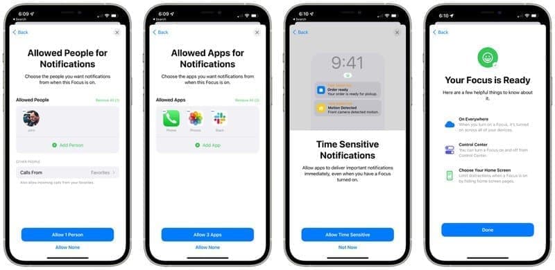 ios 15 focus mode creation 2 - Η Apple έκανε διαθέσιμη την iOS 15 και iPadOS 15 στο ευρύ κοινό - Αναλυτικά τι νέο φέρνουν