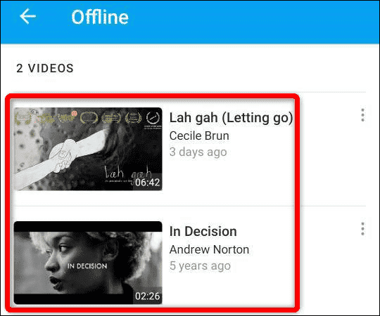 7 vimeo app offline videos - Πώς να κατεβάσετε ένα βίντεο από το Vimeo