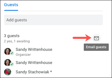 EmailGuestsEventDetail GoogleCalendarEmail - Τρόπος γρήγορης αποστολής email σε επισκέπτες
