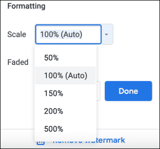 Scale GoogleDocsWatermark - Πώς να εισάγετε ένα υδατογράφημα εικόνας Scale GoogleDocsWatermark - Πώς να εισάγετε ένα υδατογράφημα εικόνας