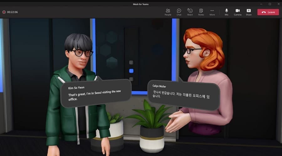 mesh for teams - Η Microsoft επεκτείνει το "enterprise metaverse" με το Mesh for Teams