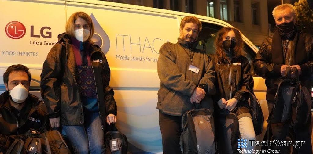 Η δωρεά της LG και της Ithaca ενισχύει τους αστέγους της Αθήνας τις κρύες μέρες των Χριστουγέννων