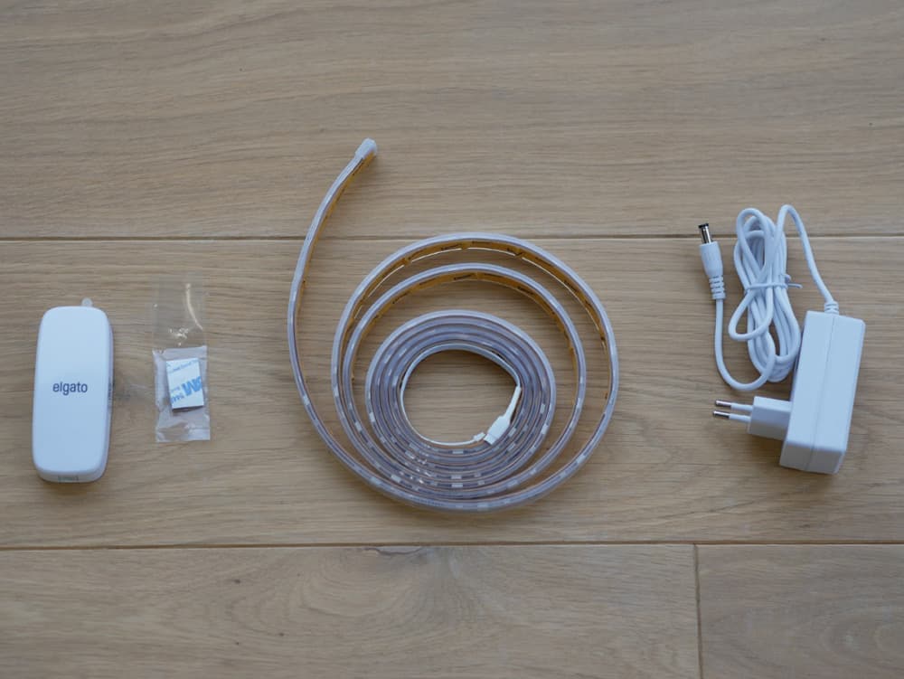 eve light strip lieferumfang - Eve Light Strip Review: Φωτεινή τελειότητα και συνεργασία με την HomeKit πλατφόρμα