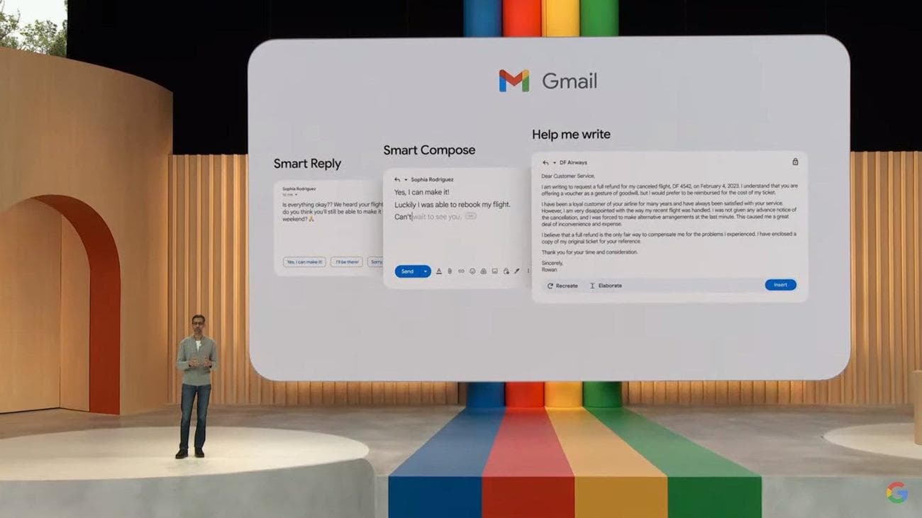 Google Help me write