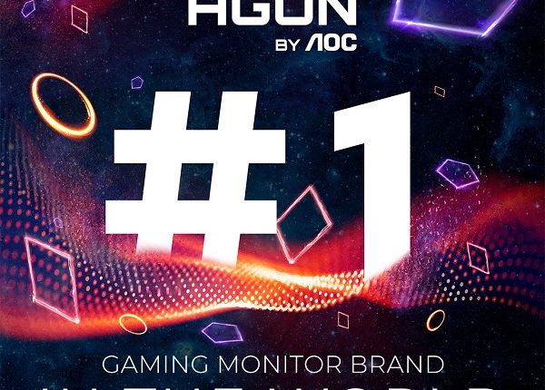 Η AGON της AOC κατακτά την 1η θέση ως η κορυφαία μάρκα gaming οθονών στον κόσμο
