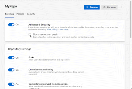 μυστική σάρωση github