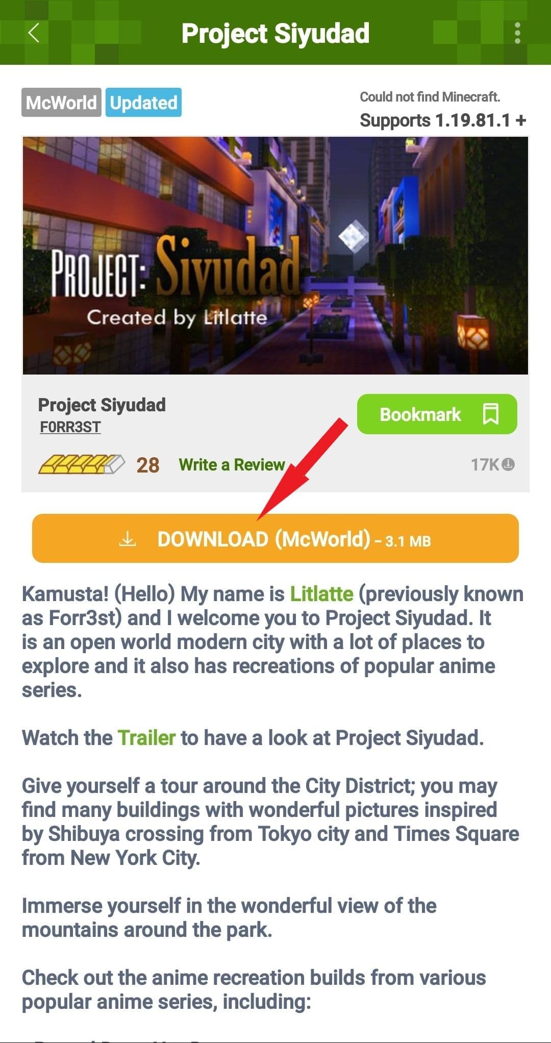 Addons-for-minecraft-menu-screenshot