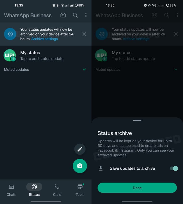 Το WhatsApp beta διαθέτει στιγμιότυπο οθόνης