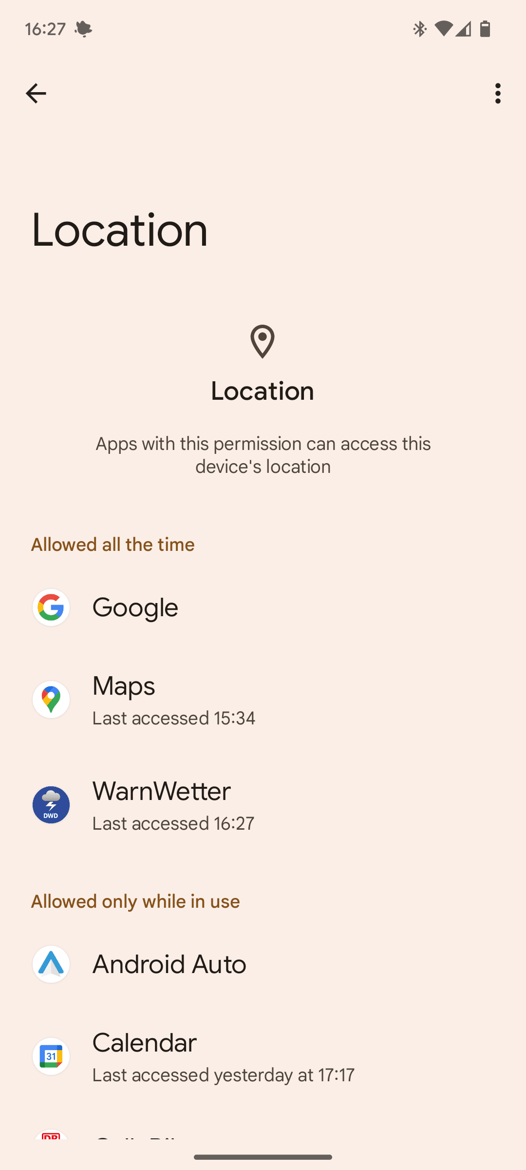 Change location permission 3