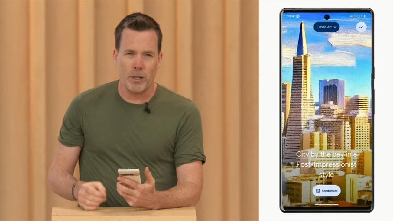 Δημιουργήστε μοναδικές ταπετσαρίες με τη δύναμη της τεχνητής νοημοσύνης - το Android βαθμολογεί ορισμένα εργαλεία εξατομίκευσης που υποστηρίζονται από AI στο Google I/O'23