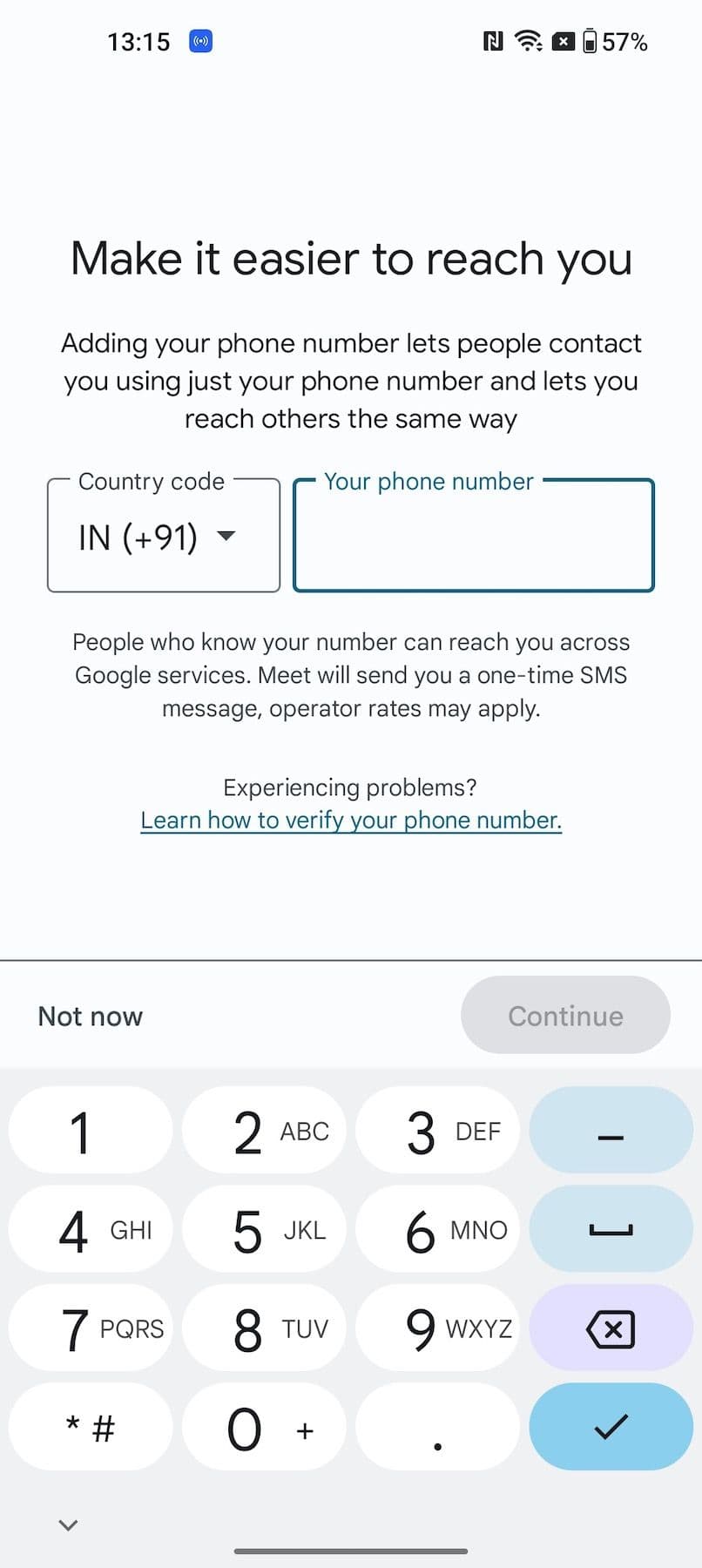 Ρύθμιση βιντεοκλήσεων σε τηλέφωνο Android