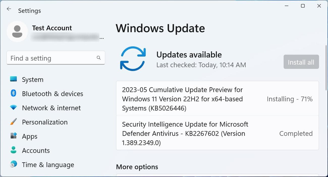 Η ενημερωμένη έκδοση των Windows 11 22H2 KB5026446