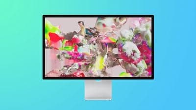 μπλε οθόνη στούντιο της Apple