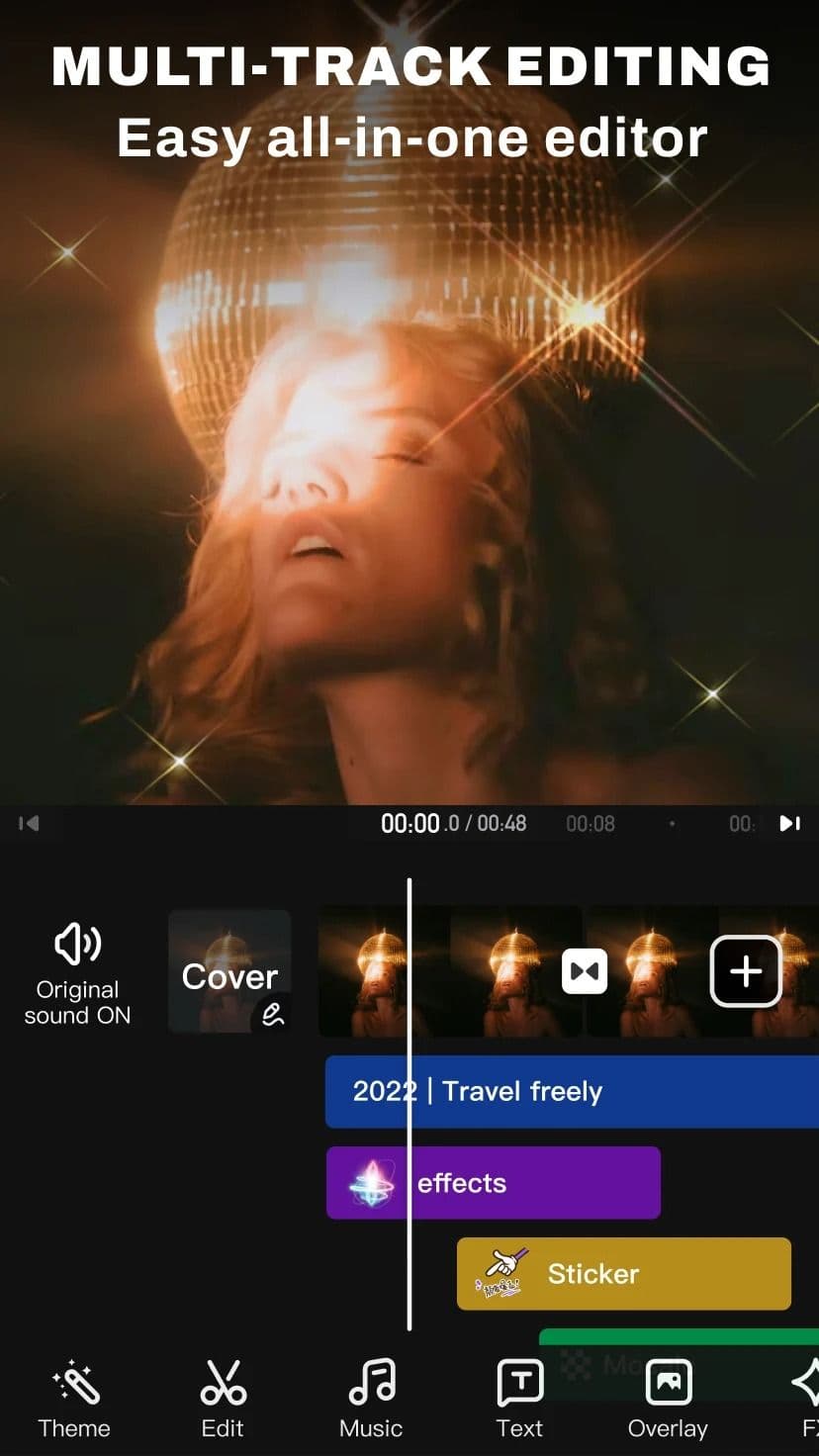 VivaVideo πολλαπλά κομμάτια