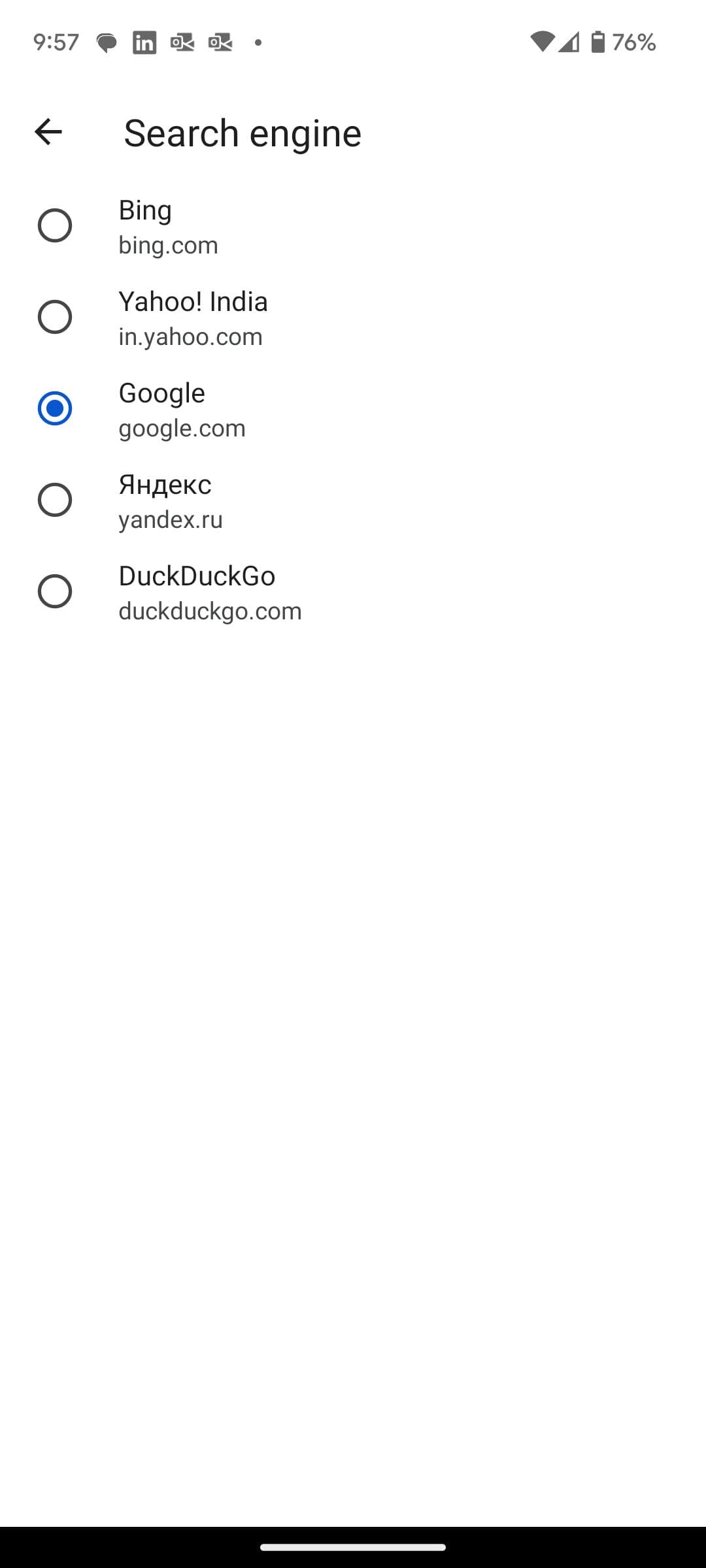 αλλαγή μηχανής αναζήτησης στο Microsoft Edge