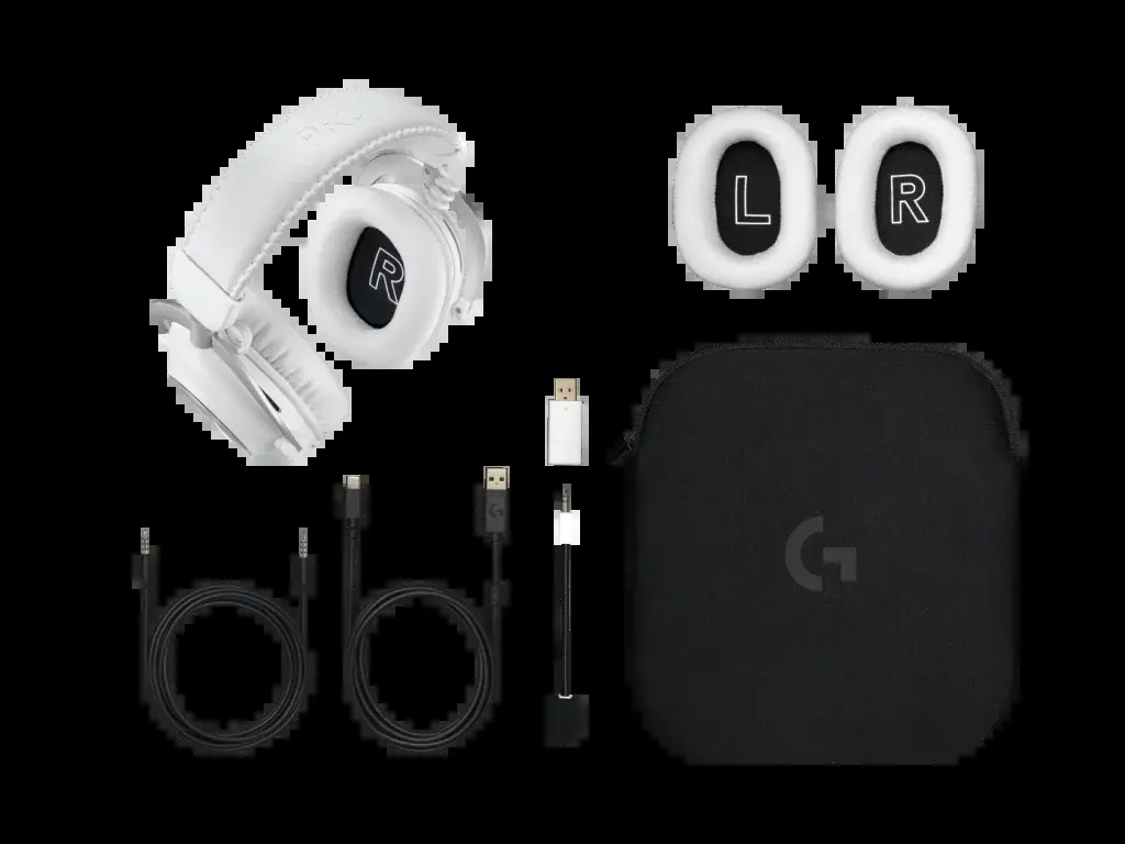 gallery 6 pro x 2 lightspeed gaming headset white