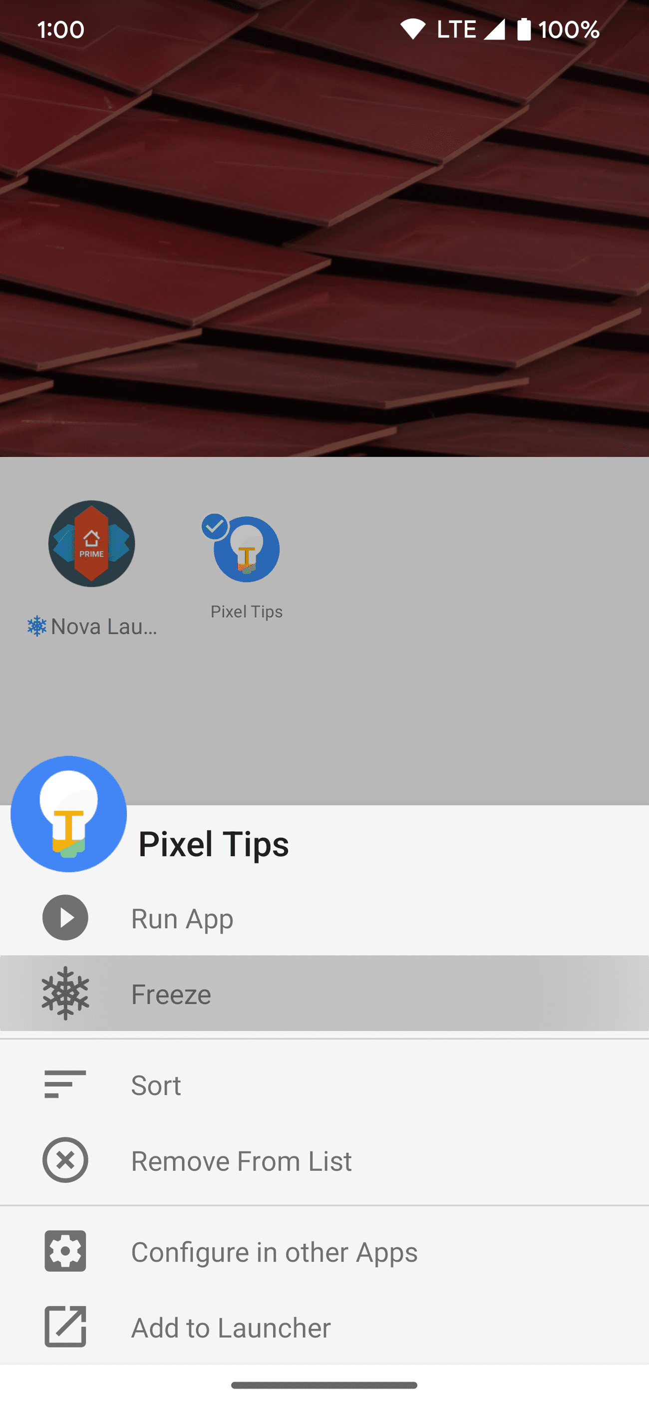 Μπορείτε εύκολα να παγώσετε κάθε εφαρμογή στη λίστα Ice Box Frozen πατώντας παρατεταμένα