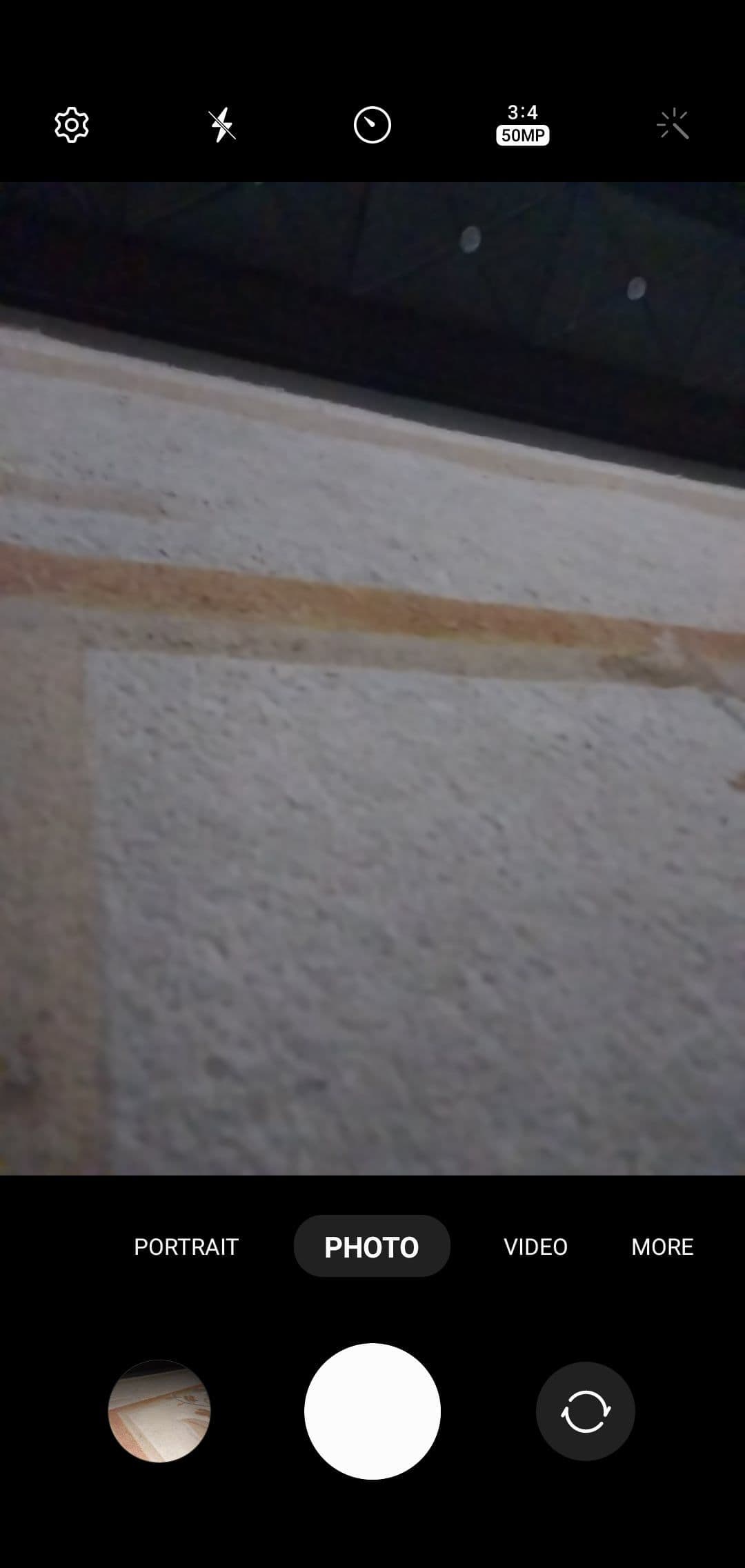 Αναλογία διαστάσεων 3:4 χρησιμοποιώντας μέγιστο 50 megapixel στην εφαρμογή κάμερας Android