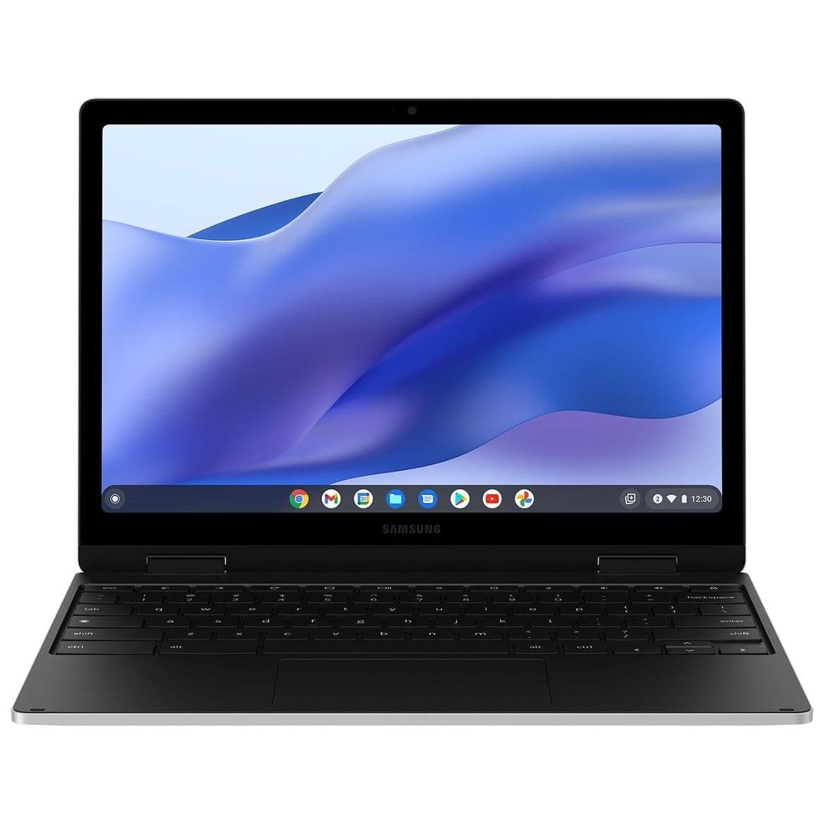 Render of a black Samsung Galaxy Chromebook 2 360 