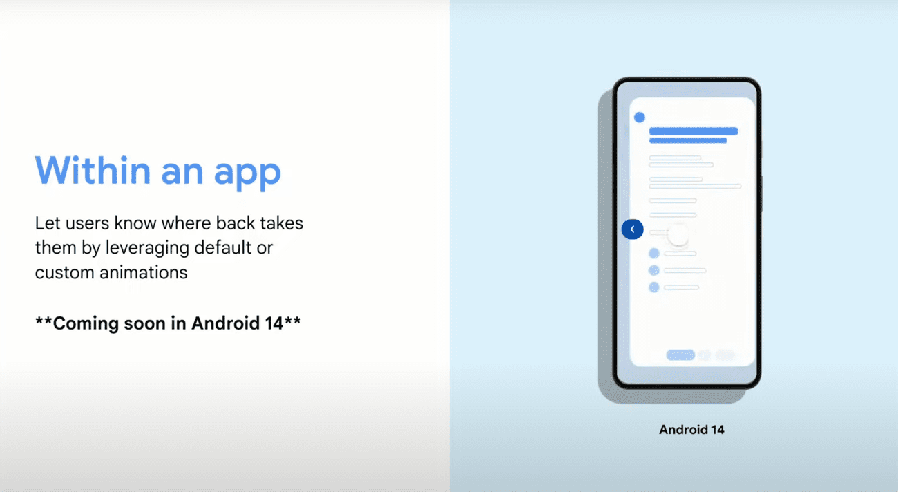 Custom animations coming soon in Android 14