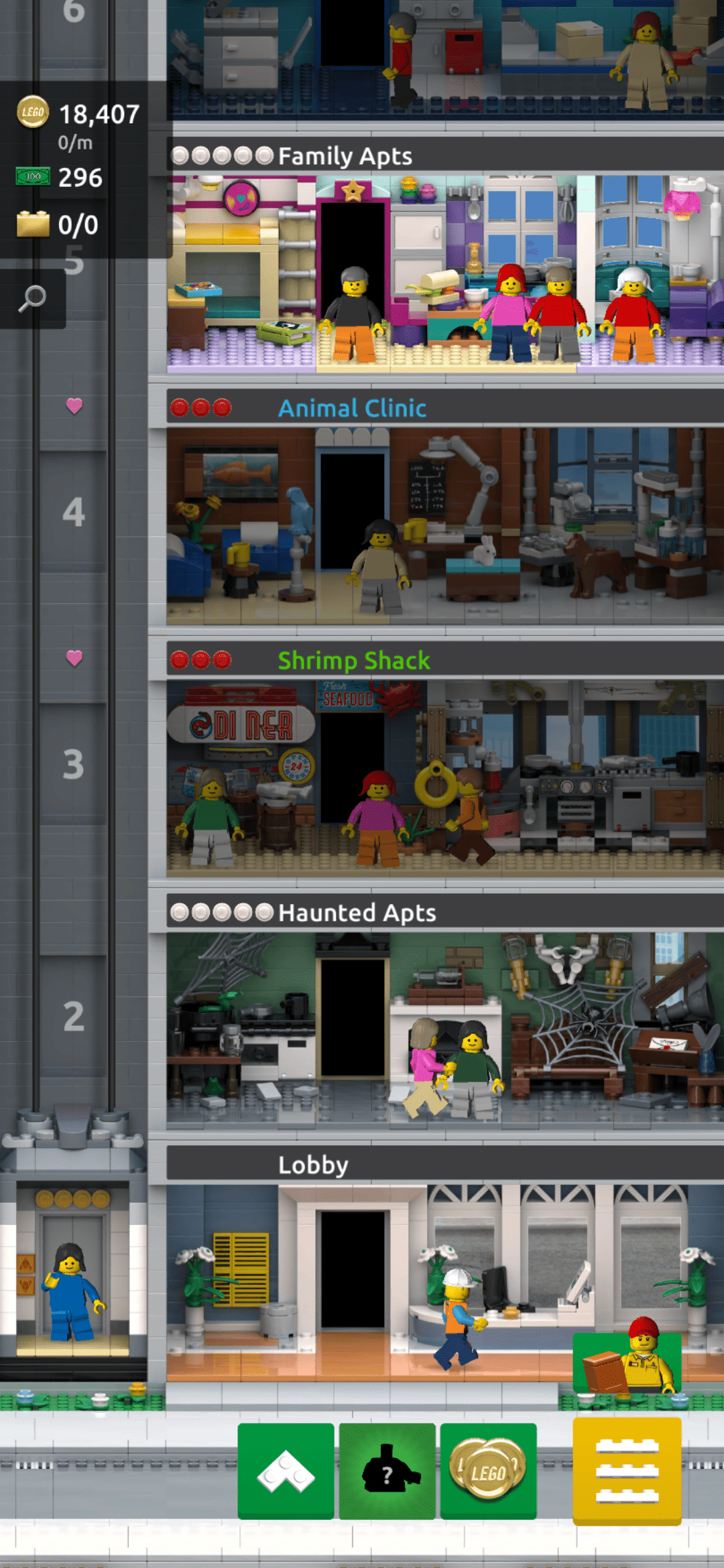 Η βάση παιχνιδιού LEGO Tower του πύργου