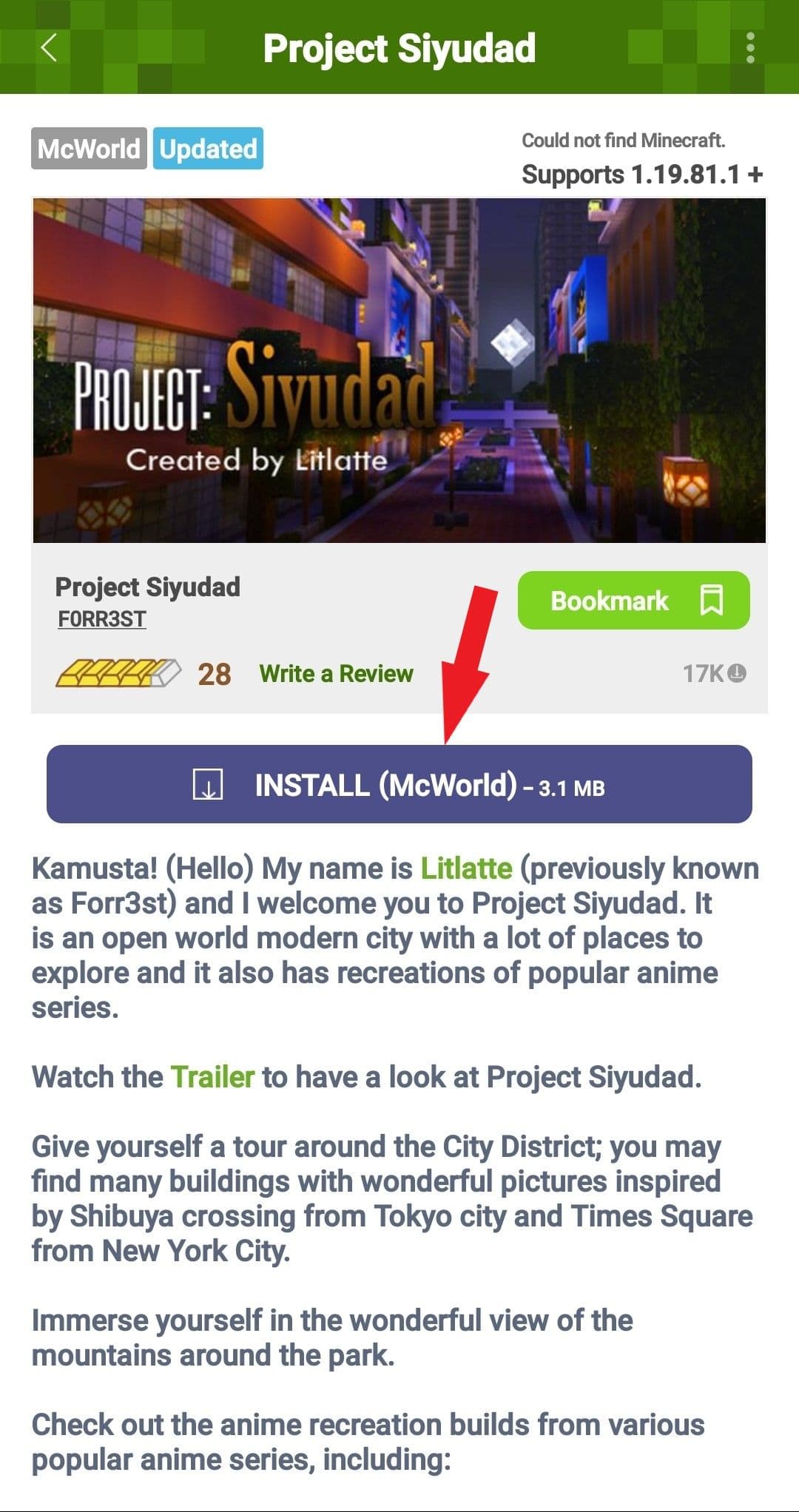 Addons-for-minecraft-menu-screenshot