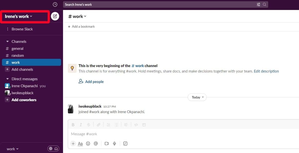 Χαλαρός χώρος εργασίας στο πρόγραμμα περιήγησης Chrome