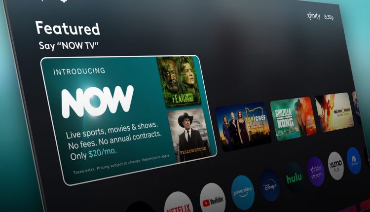 Η Comcast αποκαλύπτει το Now TV, ένα πακέτο καλωδιακής ροής για 20 $ το μήνα
