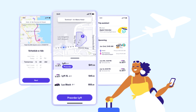 Η Lyft στοχεύει να αφαιρέσει το άγχος του ταξιδιού με τη λειτουργία παραλαβής από το αεροδρόμιο
