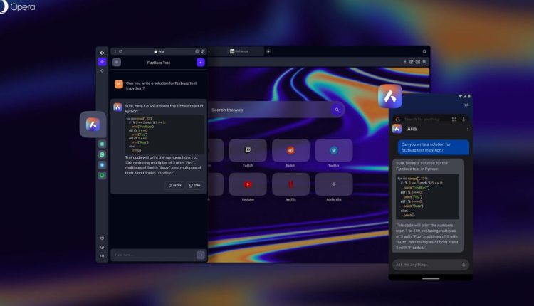 Η Opera αποκτά το δικό της πλαϊνό πάνελ AI για να ταιριάζει με το Edge
