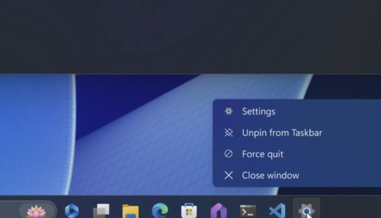 Τα Windows 11 αποκτούν μια επιλογή αναγκαστικής εξόδου για το κλείσιμο εφαρμογών χωρίς τη Διαχείριση εργασιών
