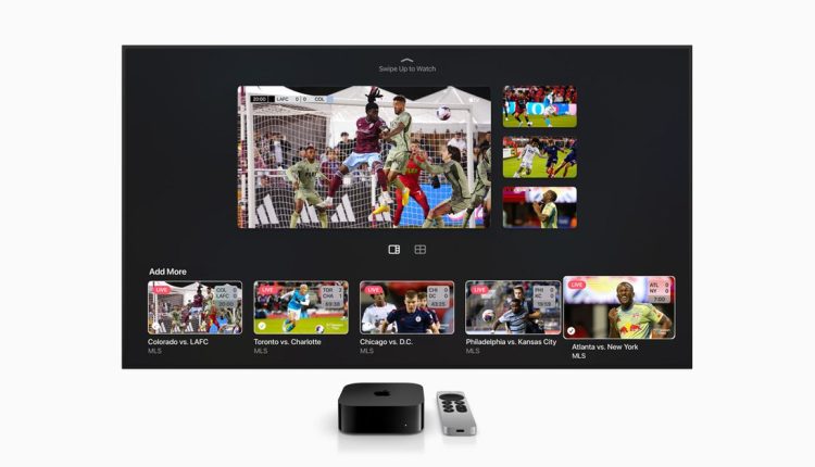 Το Apple TV αποκτά επιτέλους multiview για ζωντανά αθλήματα