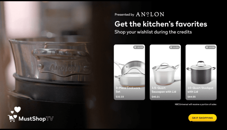 Το Peacock εγκαινιάζει επίσημα το «Must ShopTV» για να επιτρέπει στους χρήστες να ψωνίζουν προϊόντα που εμφανίζονται στο περιεχόμενο