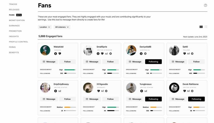 Το SoundCloud κάνει ντεμπούτο ένα εργαλείο αφοσίωσης θαυμαστών για καλλιτέχνες
