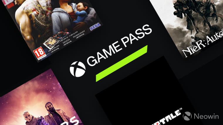 Xbox Game Pass logo monochrome on dark grey background
