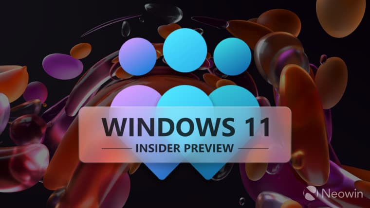 A big Windows Insider logo with Windows 11 Insider Preview on it