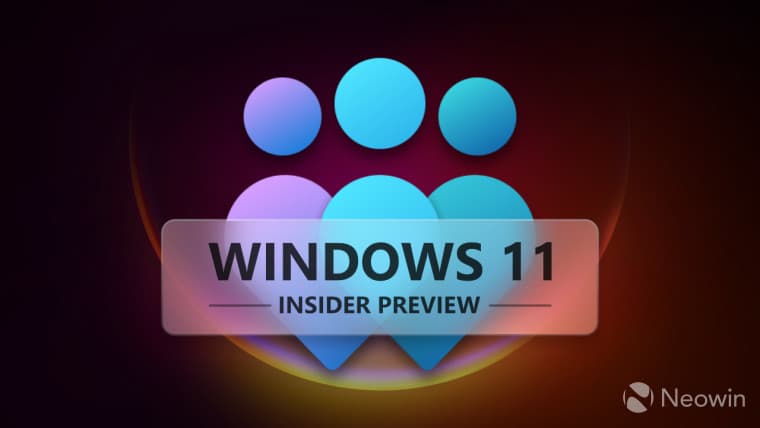 A big Windows Insider logo with Windows 11 Insider Preview on it