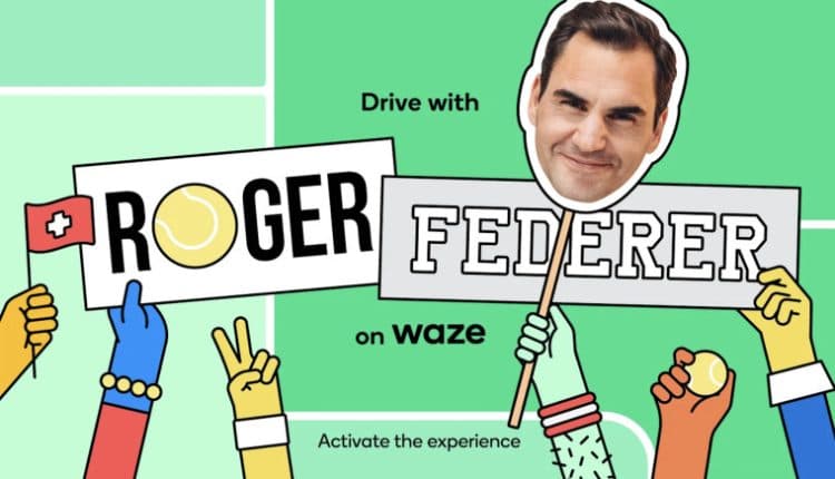 Roger Federer Voice Waze