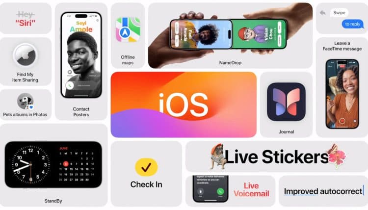 An overview of iOS 17 features