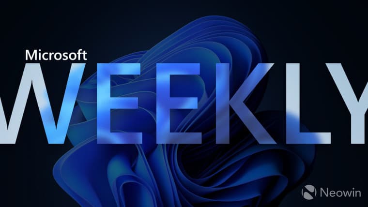 A Microsoft weekly banner
