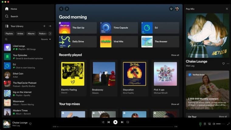 spotify desktop app