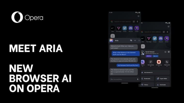 Aria in Opera for Android