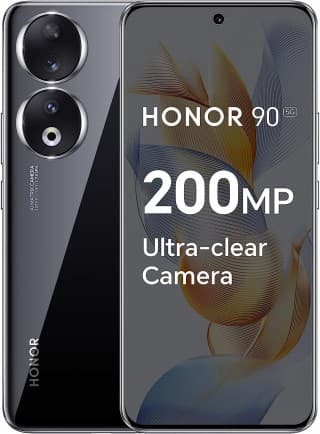 Honor 90 σε Midnight Black και Emerald Green