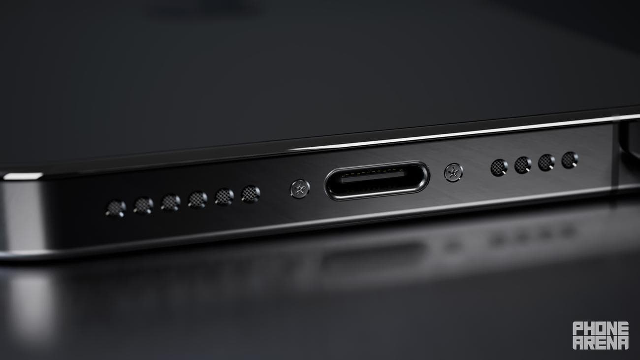 Θύρα USB-C της σειράς iPhone 15.  - Εδώ απεικονίζονται όλες οι αναμενόμενες αλλαγές σχεδιασμού του iPhone 15