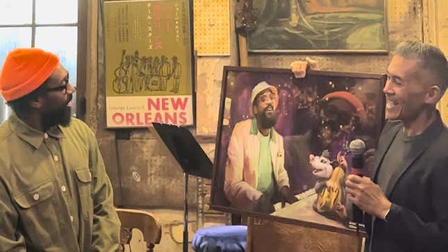 Ο PJ Morton παρουσιάζεται με πορτρέτο από τον Imagineer Ted Robledo