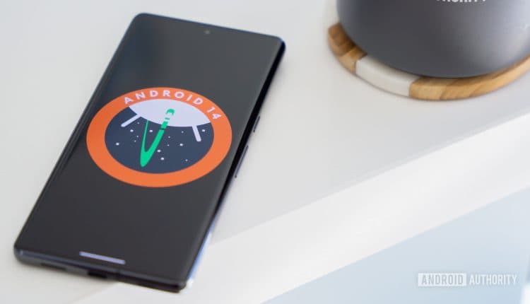 Android 14 logo stock photo 7