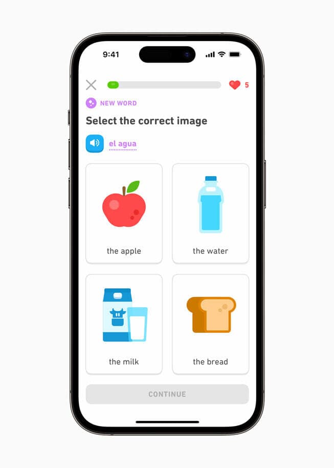 Duolingo (Image credit- Apple) - Δείτε τους νικητές στα Apple Design Awards 2023