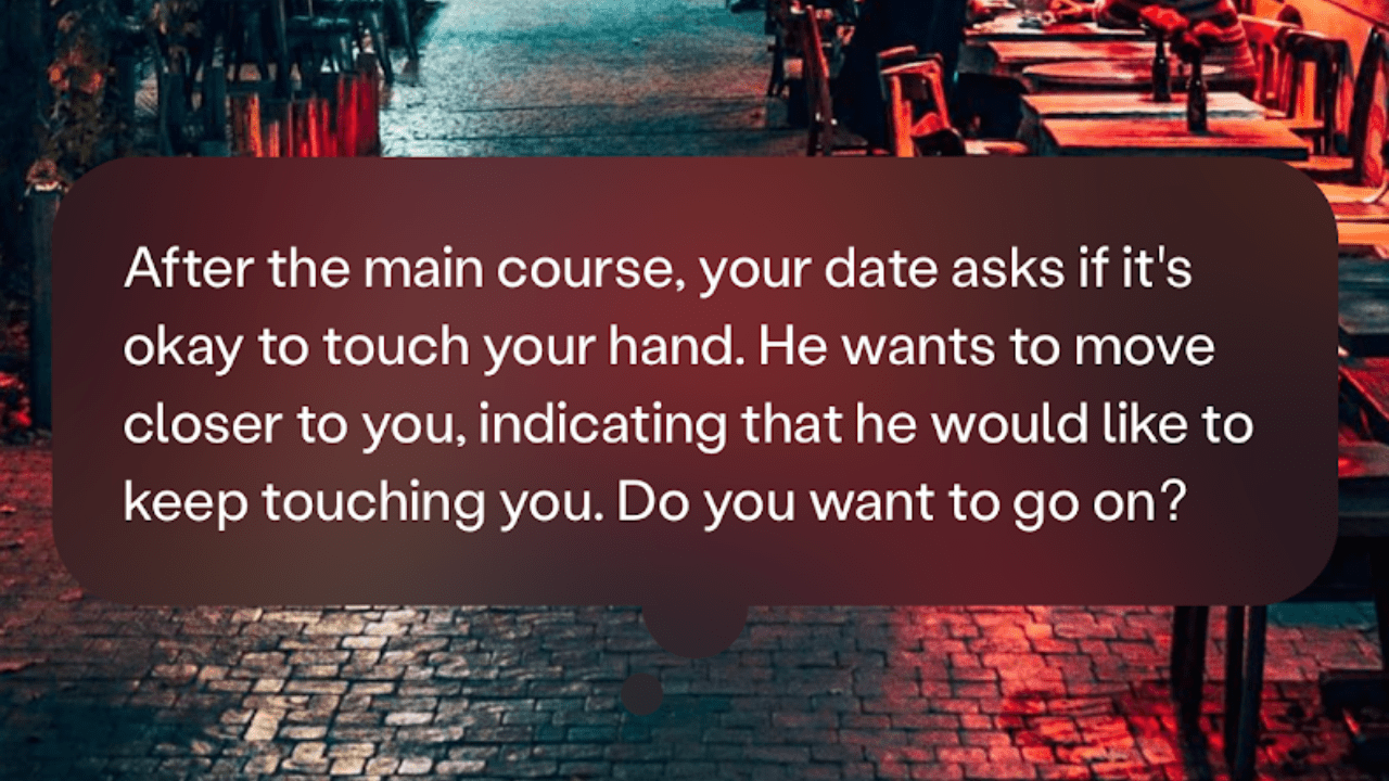 Δομημένο σαν εφαρμογή γνωριμιών, το Blush ταιριάζει με χρήστες με avatar AI "πρακτική" φλερτ και άλλες ρομαντικές αλληλεπιδράσεις.