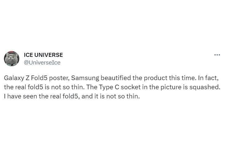 Η υποτιθέμενη αφίσα μάρκετινγκ Galaxy Z Fold 5 δείχνει τη μεγαλύτερη αλλαγή σχεδιασμού