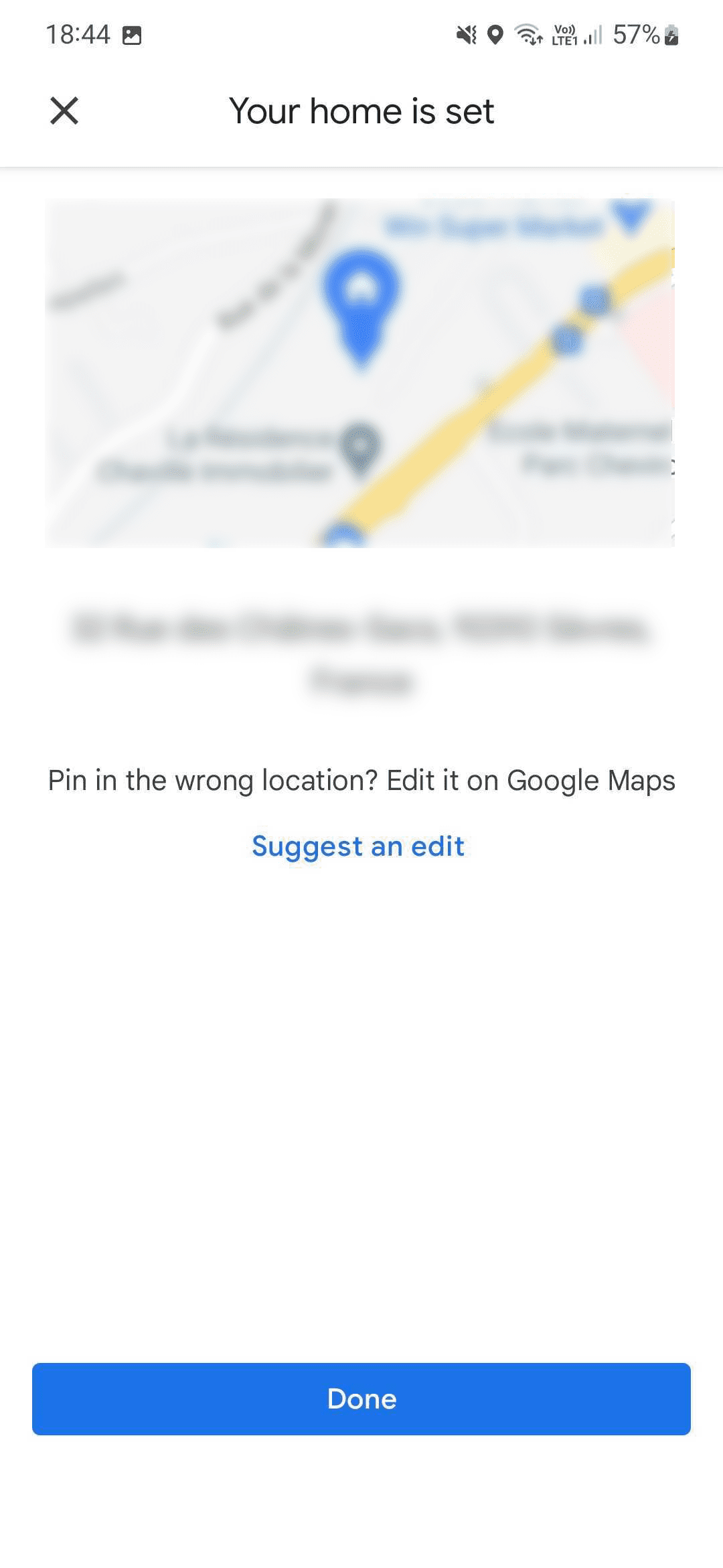 Ορίστε τη διεύθυνση του σπιτιού σας